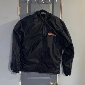 Men's Black Windbreaker Jacket